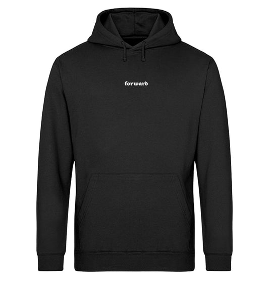 Schwarzer Hoodie mit Forward Schriftzug