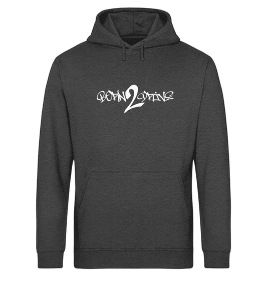 Dark Heather Grey Born to Drive Hoodie