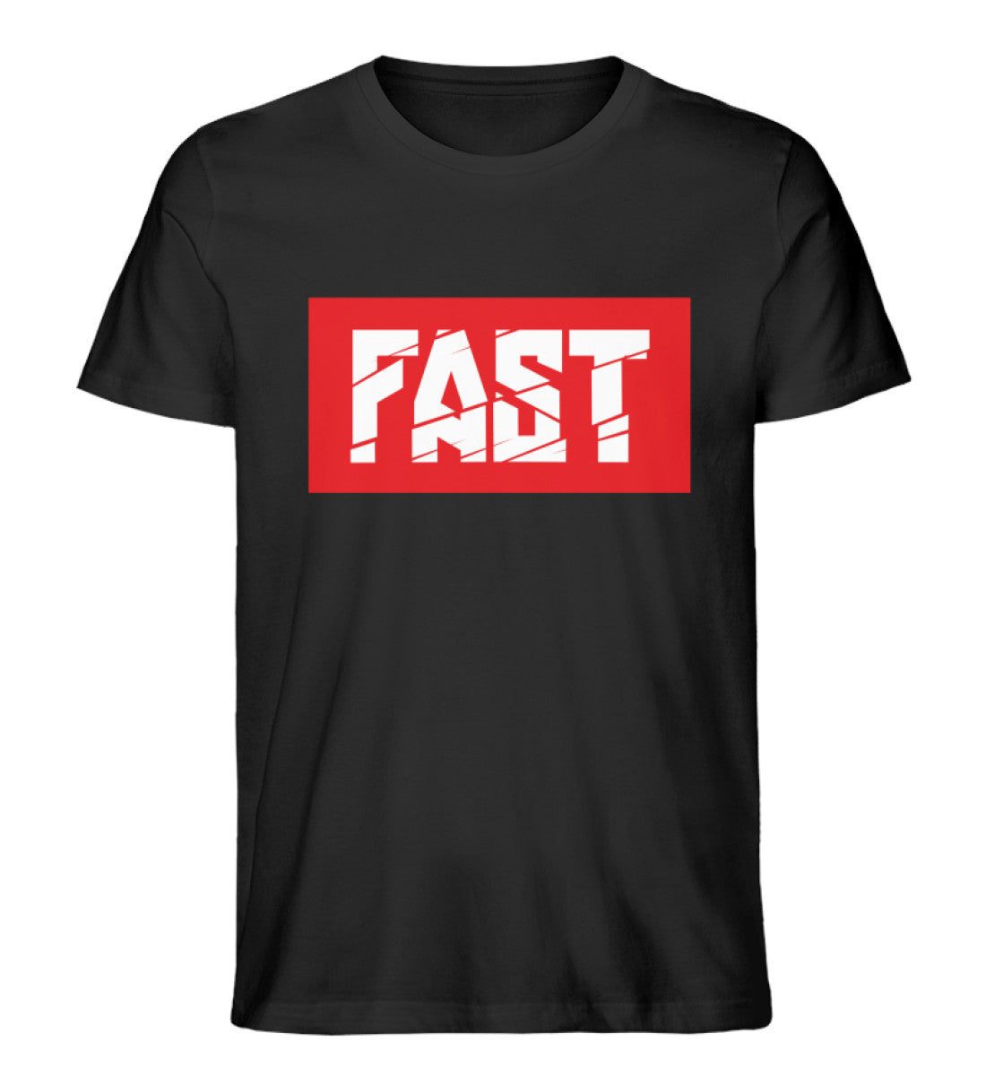 Schwarzes Fast Shirt